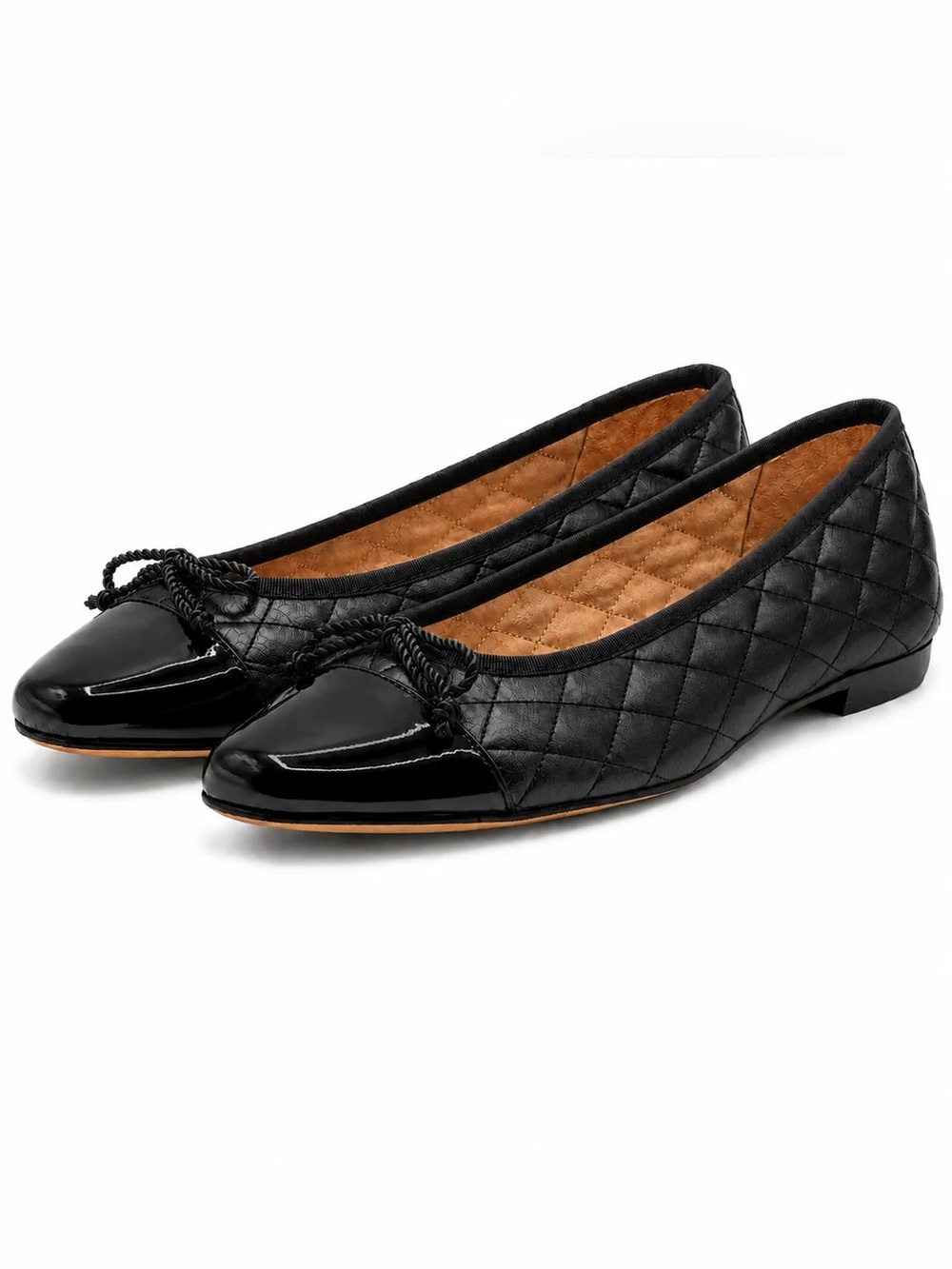 GREAT CONDITION French Sole Passport Leather Sole Black Flats